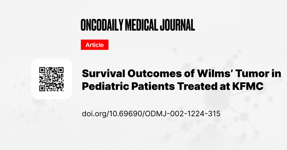 Survival Outcomes of Wilms’ Tumour at a Single Tertiary Centre over 15 Years